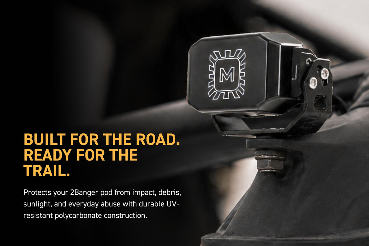 2Banger Cover (Black / Each) - Off Road - Universal (Image 5 of 6)