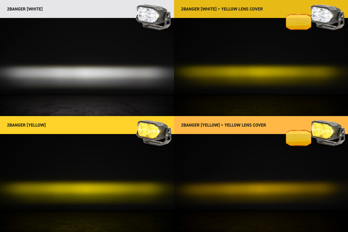 2Banger Cover (Yellow / Each) - Off Road - Universal (Image 4 of 6)