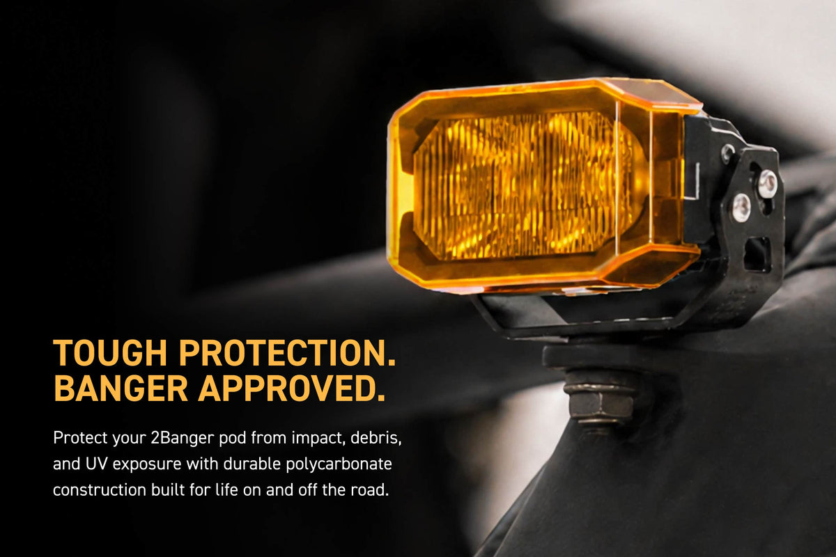 2Banger Cover (Yellow / Each) - Off Road - Universal (Image 6 of 6)