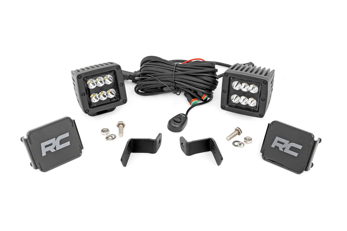 LED Light Kit | Ditch Mount | 2" Black Pair | Spot | Ford F-150 (15-26)/F-150 Lightning (22-26) - Lighting & Acc (Image 1 of 6)