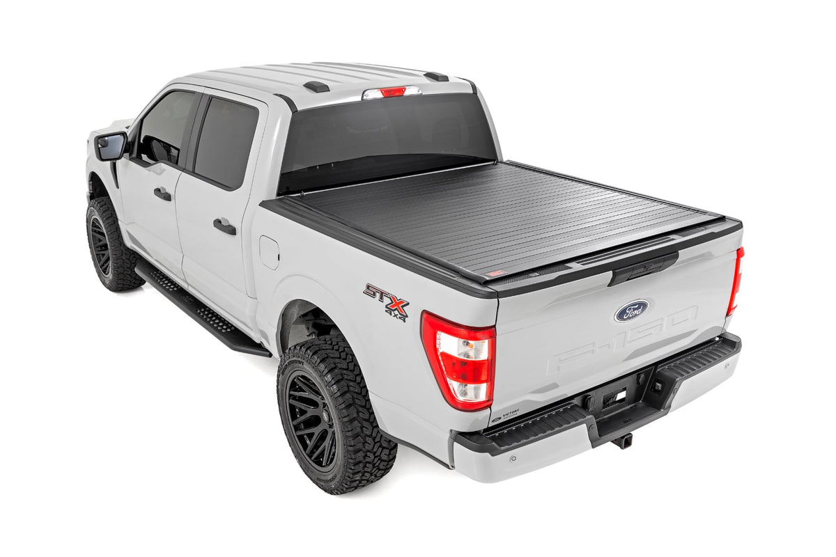 Hard Roll Up Bed Cover | 5'7" Bed | Ford F-150 (15-26)/F-150 Lightning (22-26) - Bed Covers (Image 3 of 6)