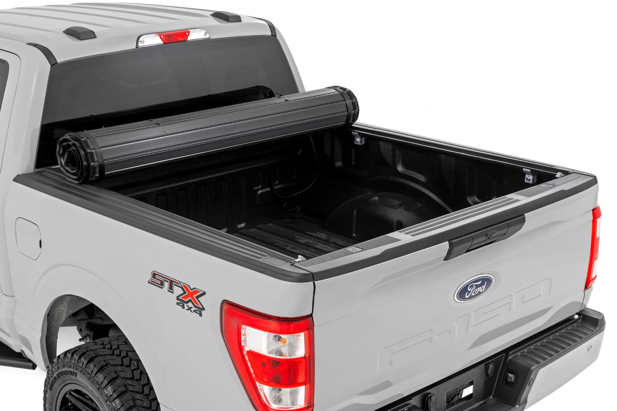 Hard Roll Up Bed Cover | 5'7" Bed | Ford F-150 (15-26)/F-150 Lightning (22-26) - Bed Covers (Image 2 of 6)