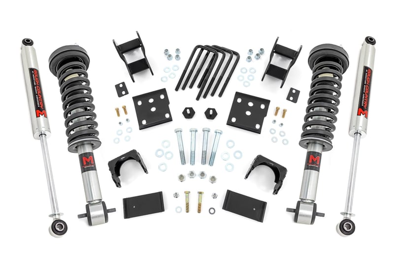 RC 2 Inch Lowering Kit | 4 Inch Rear Lowering | M1 | Ford F-150 4WD (2015-2026) (manufacturer page)