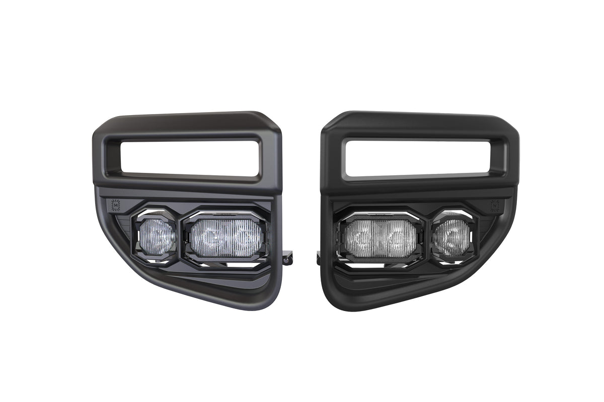 20-22 Super Duty OE LED Fog Light Kit w/ Yellow 1Banger HXB and White 2Banger NCS - Off Road - Veh. Spec (Image 1 of 6)