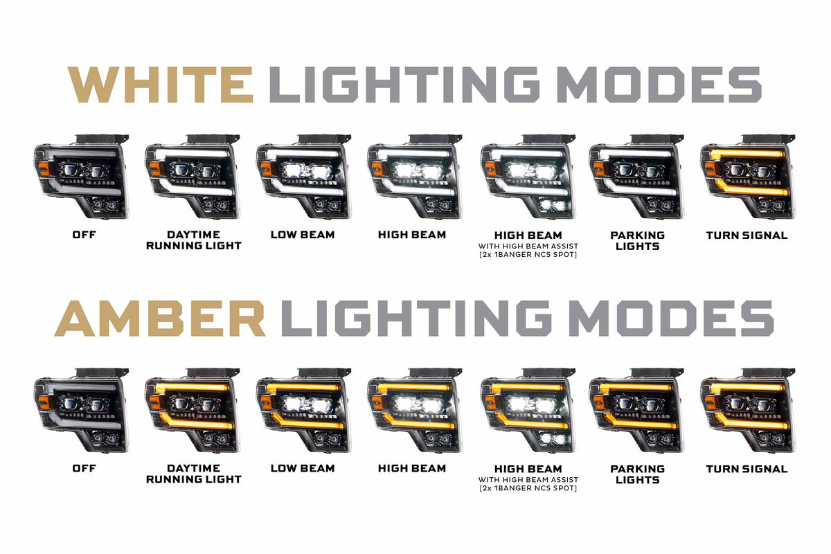 XB Evo Headlights: Ford F-150 (09-14 / Set) - Headlights (Image 6 of 6)