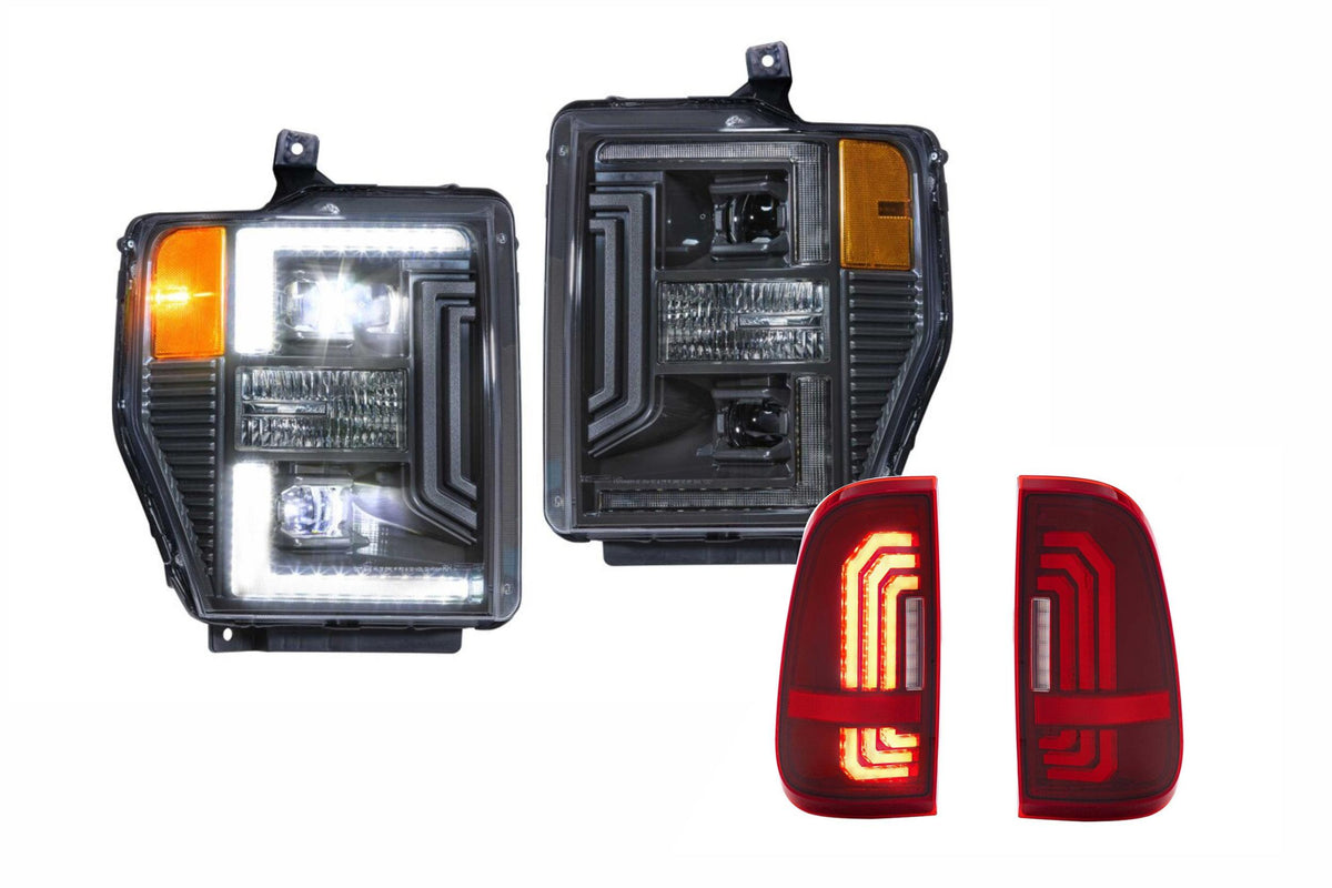 08-10 Ford Super Duty Hybrid Heads and Red Tails - Kits (Image 1 of 3)