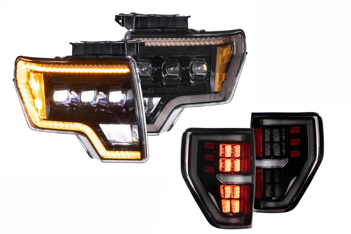 09-14 F-150 Amber DRL Heads and Smoked Tails - Kits (Image 1 of 3)