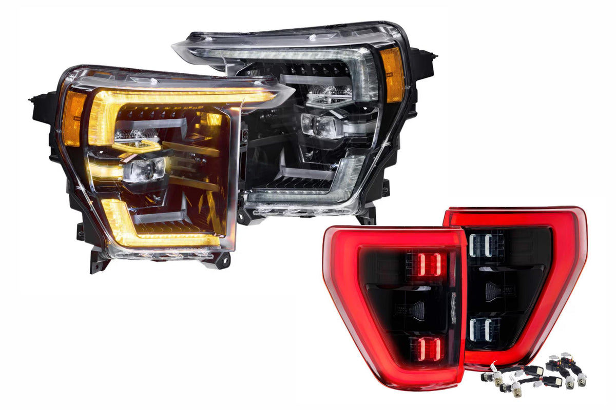 21-23 Ford F-150 Amber DRL Heads and Red Tails - Kits (Image 1 of 3)