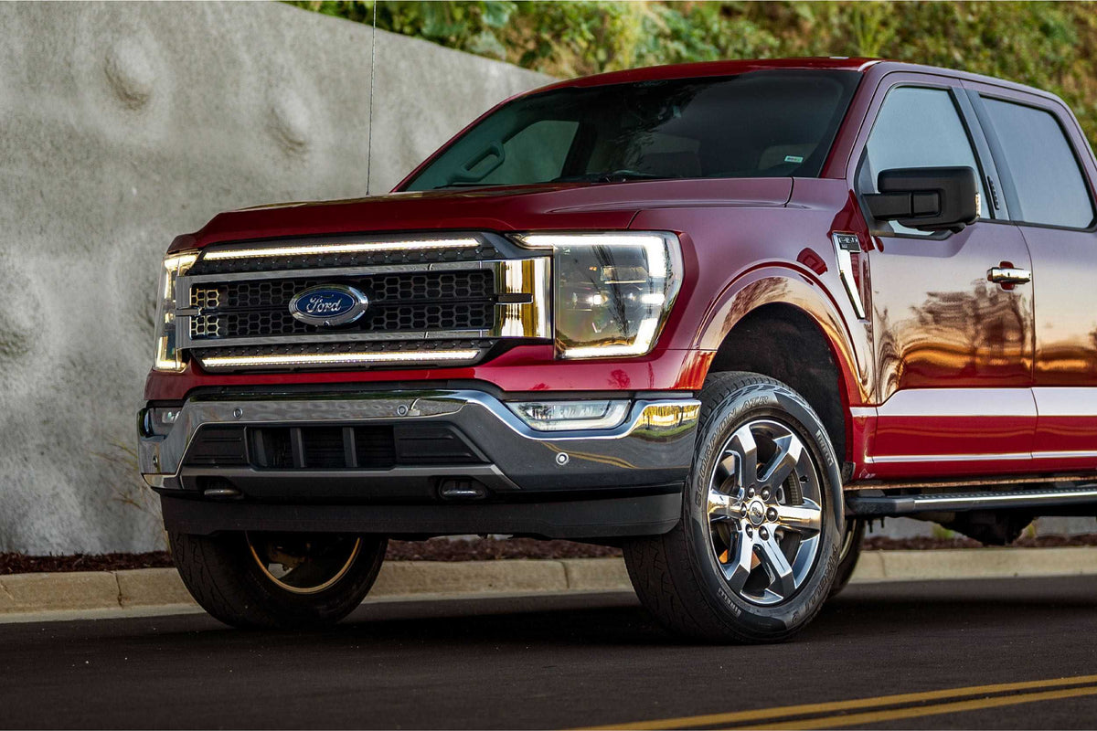 21-23 Ford F-150 White DRL Heads and Red Tails OEM LED Reflector - Kits (Image 2 of 3)