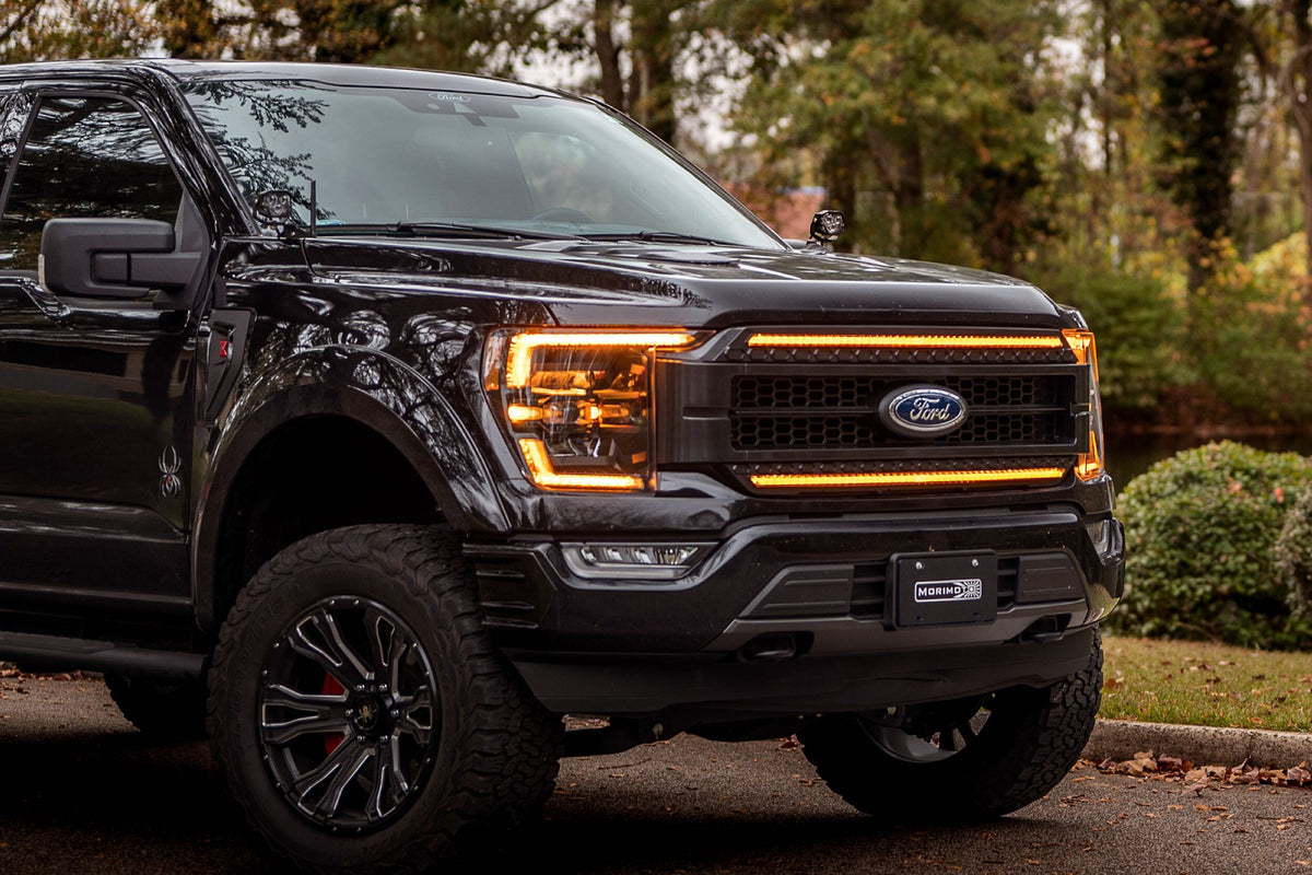 21-23 Ford F-150 Amber DRL Heads and Red Tails OEM LED Reflector - Kits (Image 2 of 3)