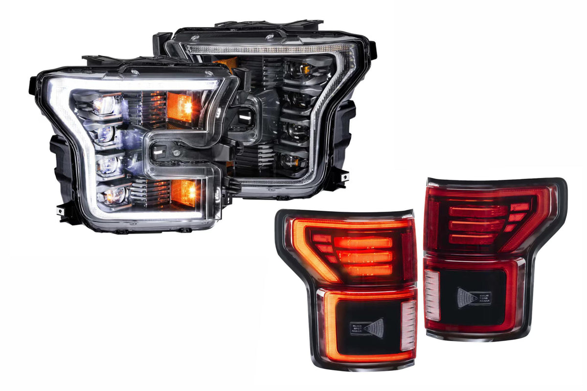 17-20 Raptor White DRL Heads and Red Tails - Kits (Image 1 of 3)