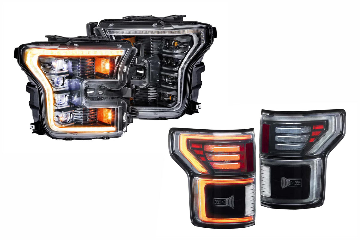 17-20 Raptor Amber DRL Heads and Smoked Tails - Kits (Image 1 of 3)