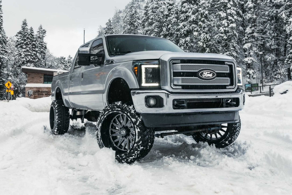 11-16 Ford Super Duty White DRL Heads and Red Tails - Kits (Image 2 of 3)
