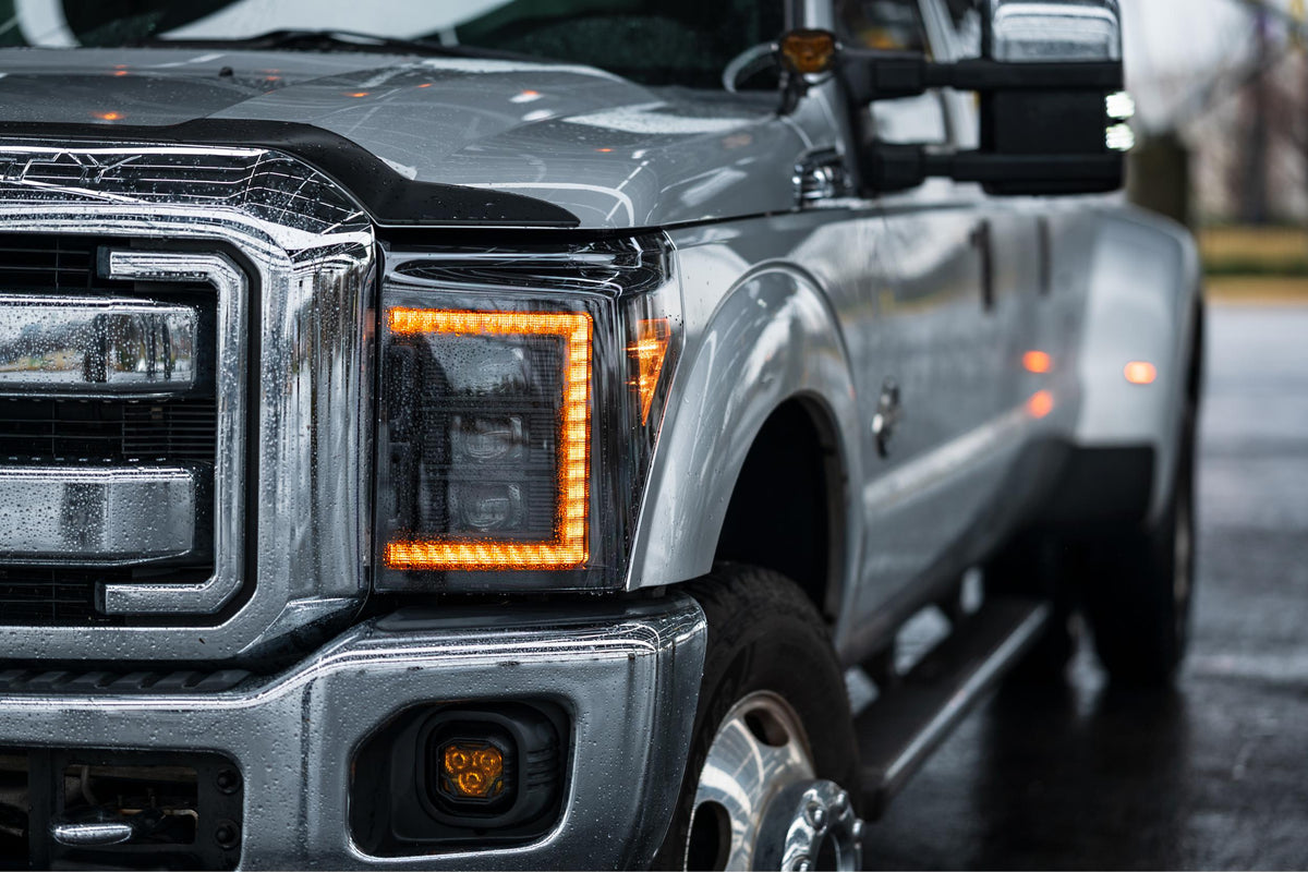 11-16 Ford Super Duty Amber DRL Heads and Smoked Tails - Kits (Image 2 of 3)