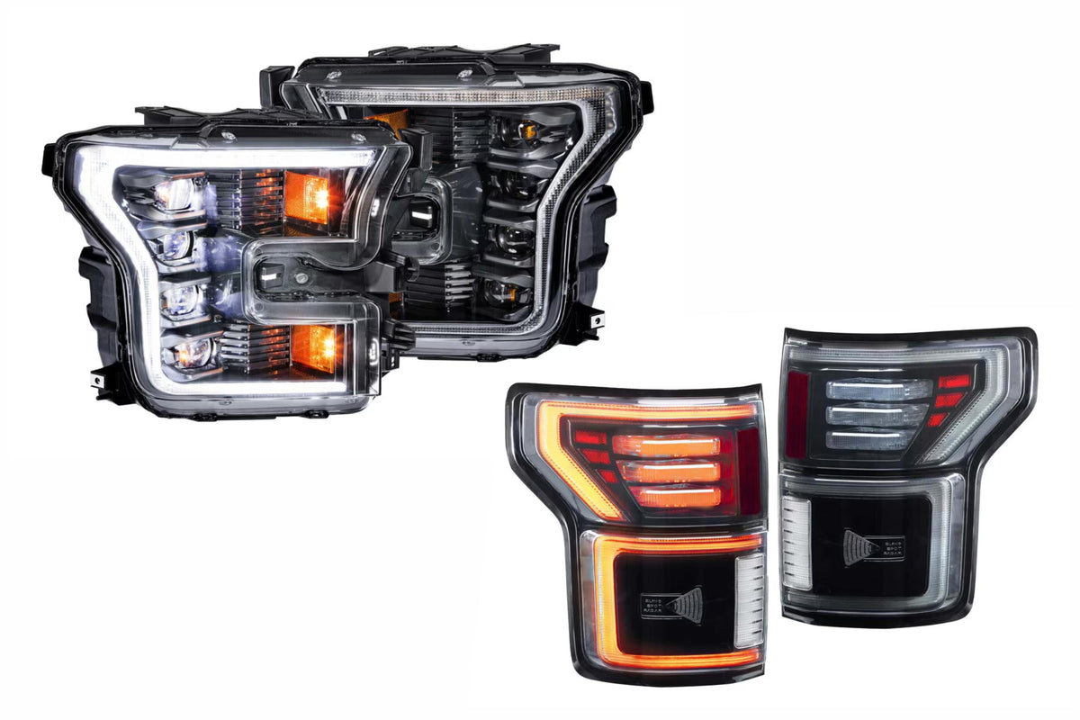 15-17 F-150 White DRL Heads and Smoked Tails - Kits (Image 1 of 3)