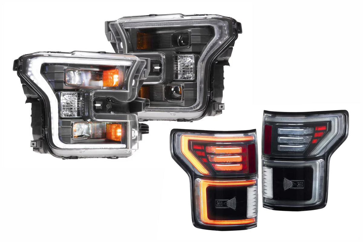15-17 F-150 Hybrid Heads and Smoked Tails - Kits (Image 1 of 3)