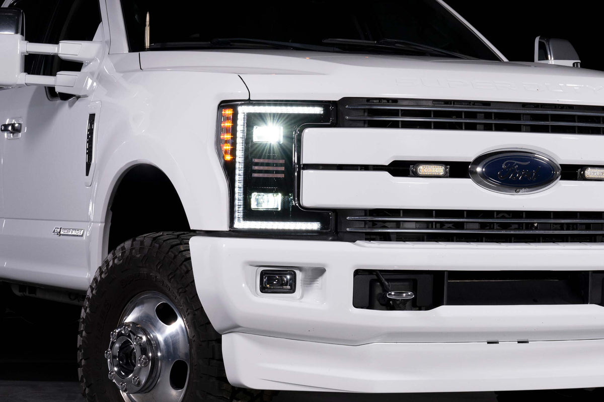 17-19 Ford Super Duty Hybrid Heads and Red Tails - Kits (Image 2 of 3)