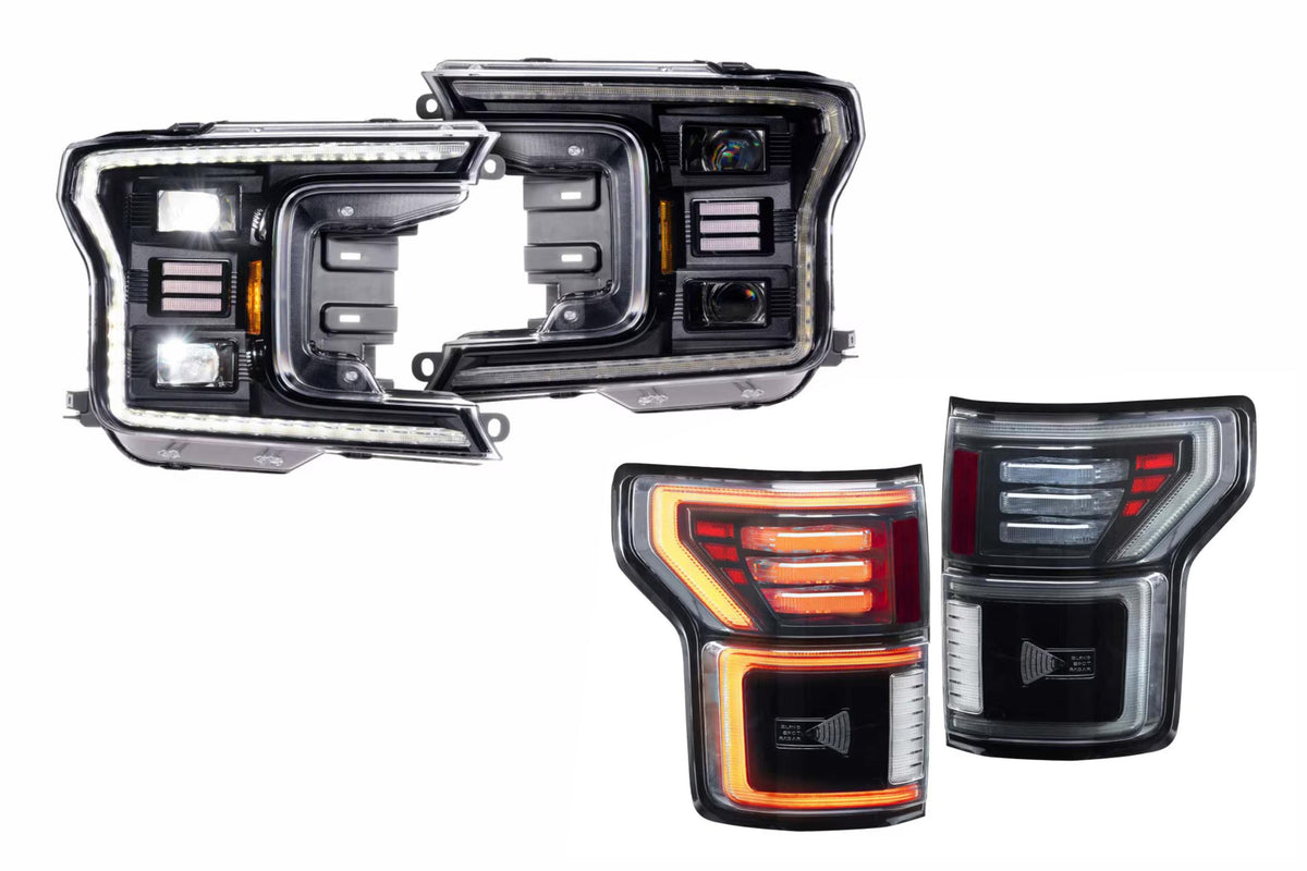 18-20 Ford F-150 Hybrid Heads and Smoked Tails - Kits (Image 1 of 3)