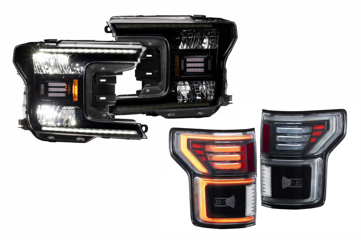 18-20 Ford F-150 Hybrid-R Heads and Smoked Tails - Kits (Image 1 of 3)