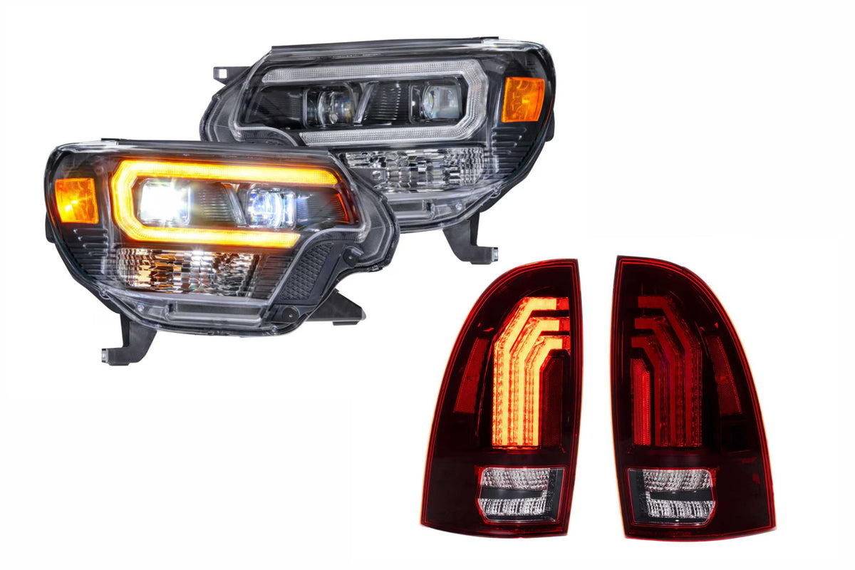 12-15 Tacoma Amber DRL Heads and Red Tails - Kits (Image 1 of 3)