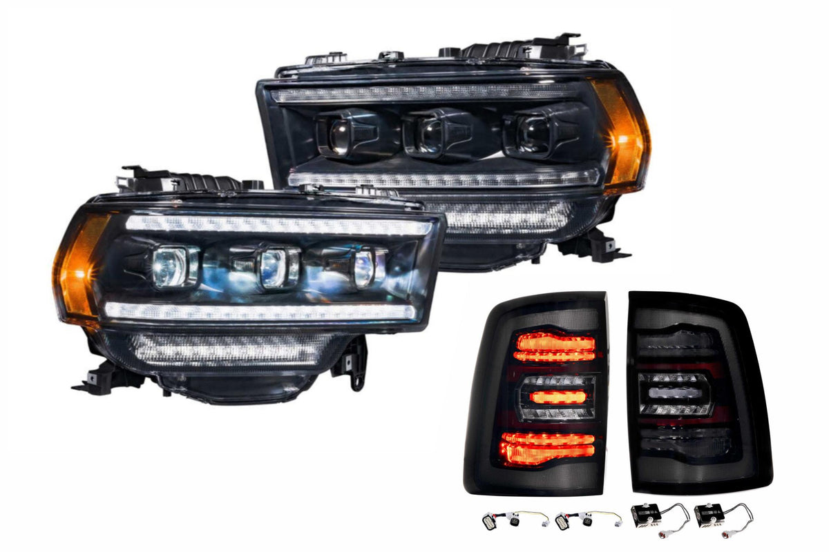 19-24 Ram HD XB Heads and Smoked Tails - Kits (Image 1 of 3)