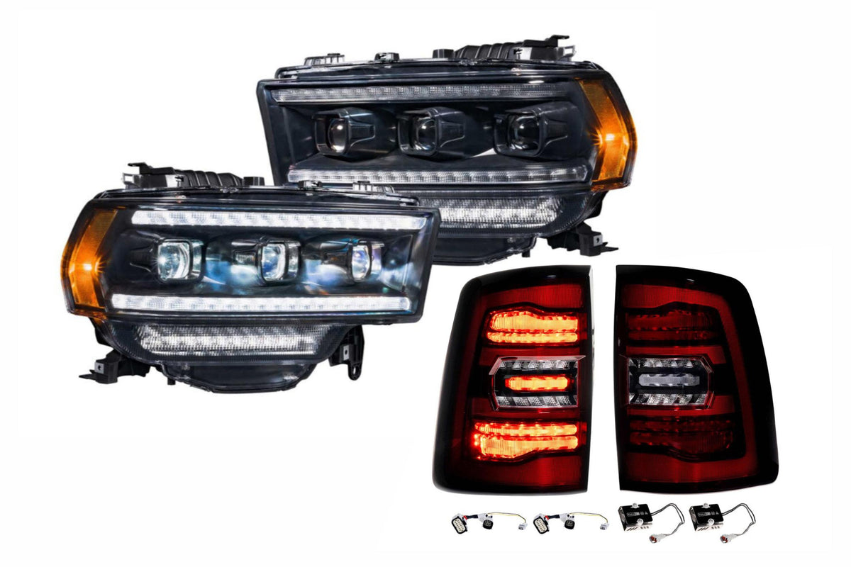 19-24 Ram HD XB Heads and Red Tails OEM Projector - Kits (Image 1 of 3)