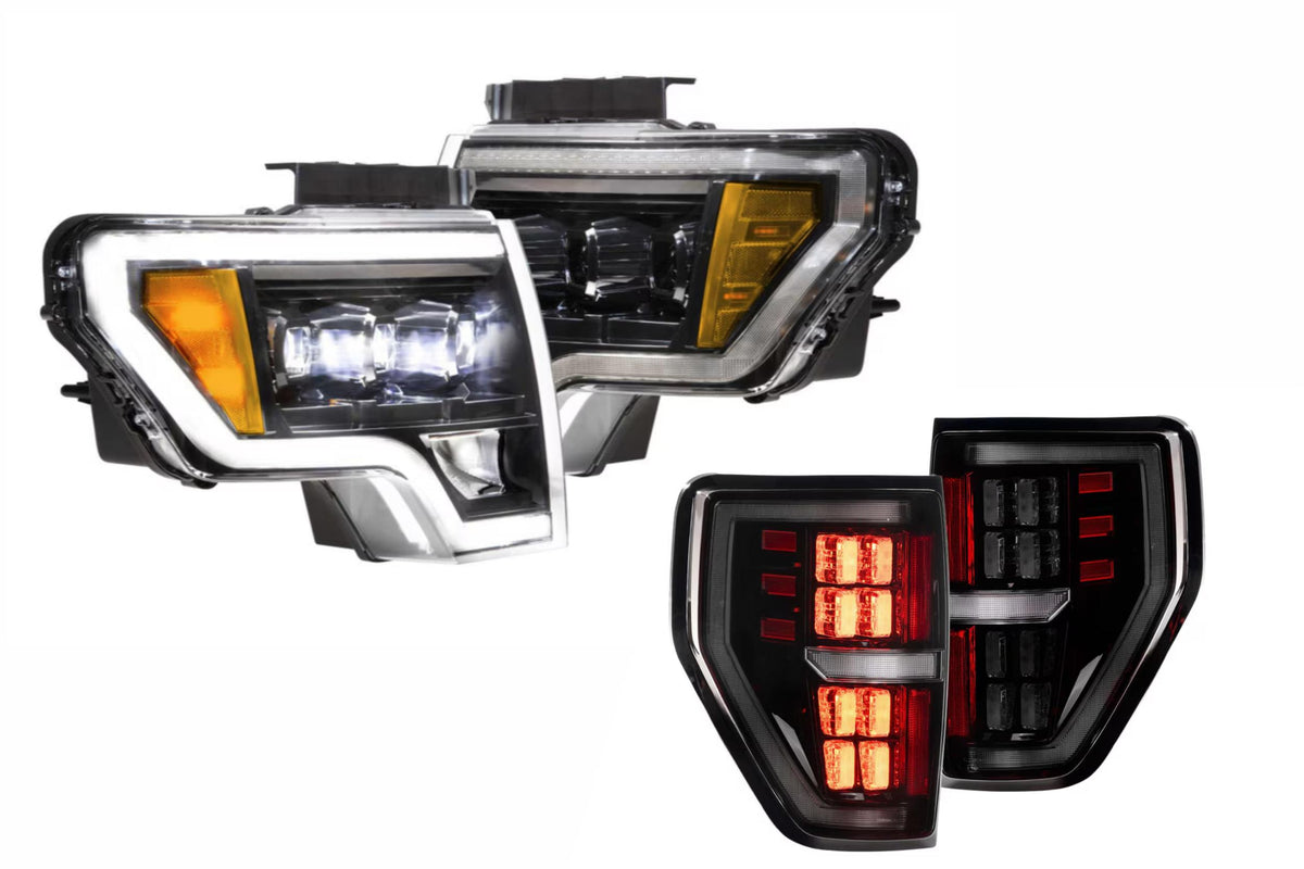 09-14 F-150 White DRL Heads and Smoked Tails - Kits (Image 1 of 3)