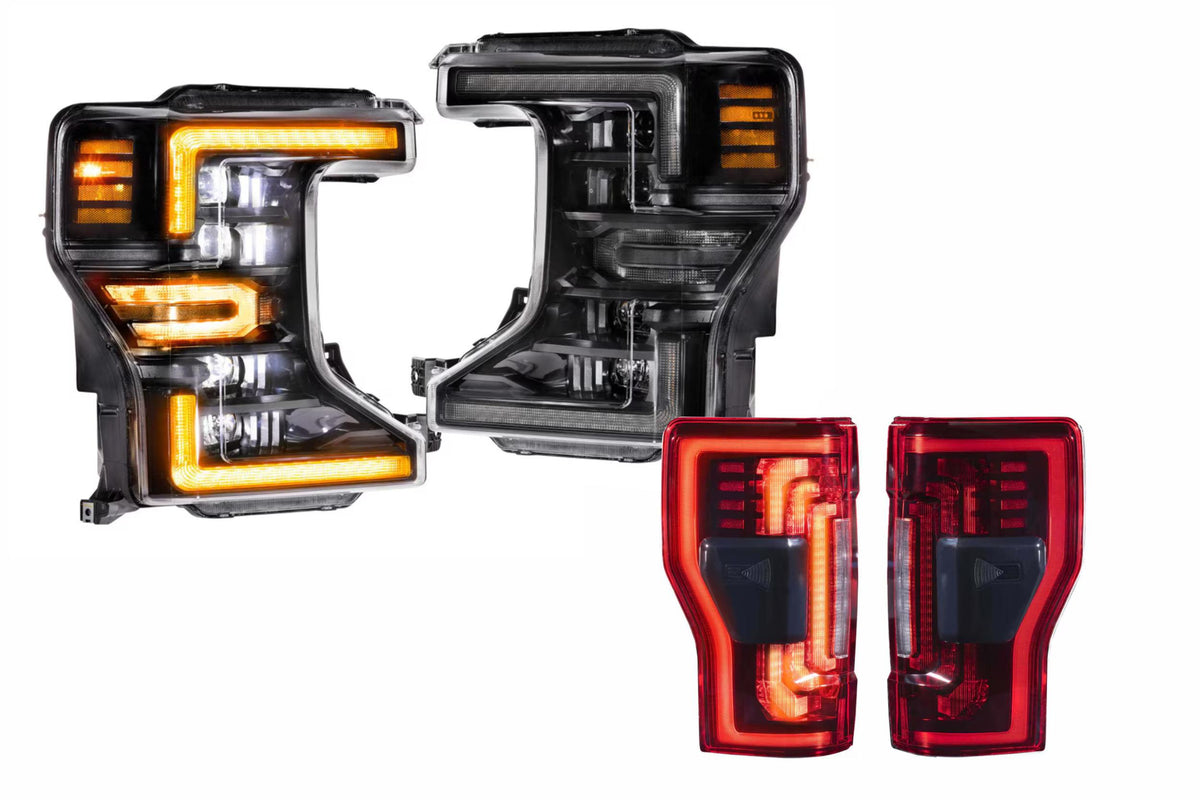 20-22 Ford Super Duty Amber DRL Heads and Red Tails - Kits (Image 1 of 3)