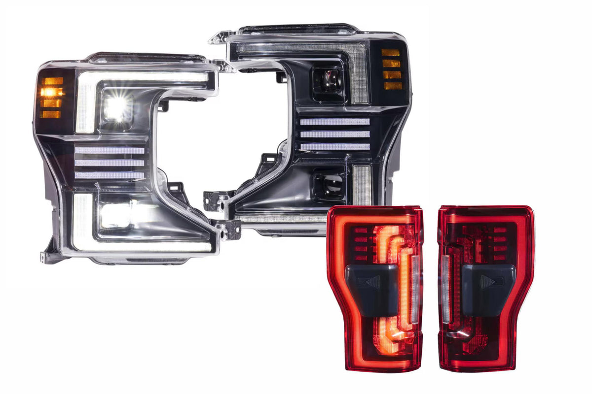 20-22 Ford Super Duty Hybrid Heads and Red Tails OEM LED - Kits (Image 1 of 3)