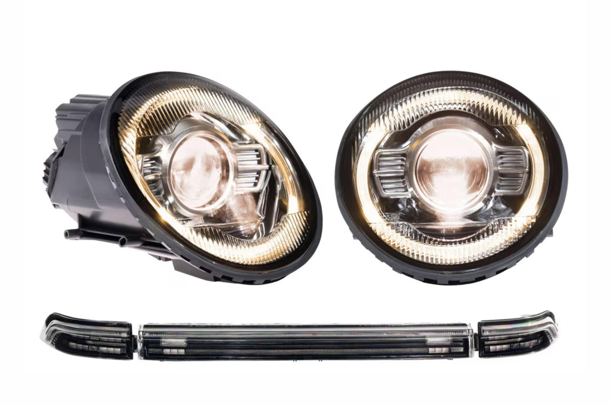 Porsche 993 Classic White Heads and Smoked Tails - Kits (Image 1 of 3)