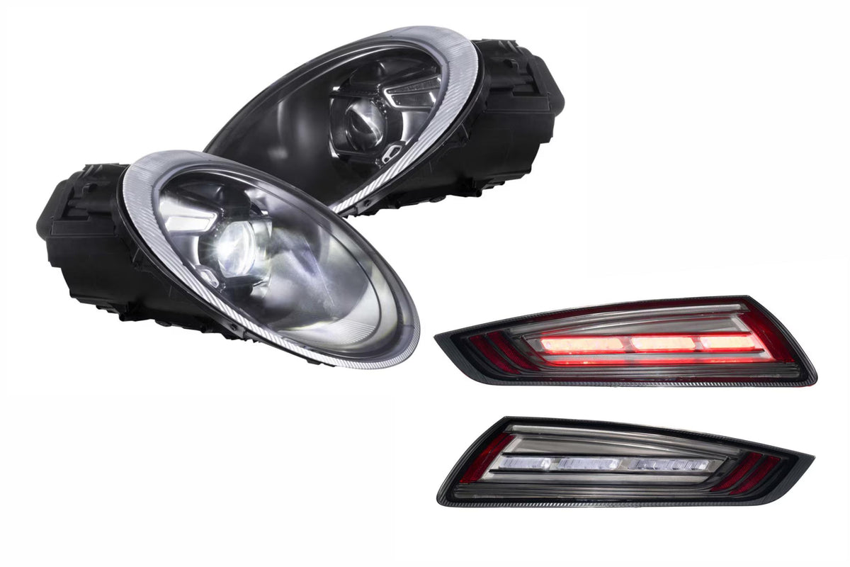 05-08 Porsche 997 Heads and Smoked Tails OEM HID or Halogen - Kits (Image 1 of 3)