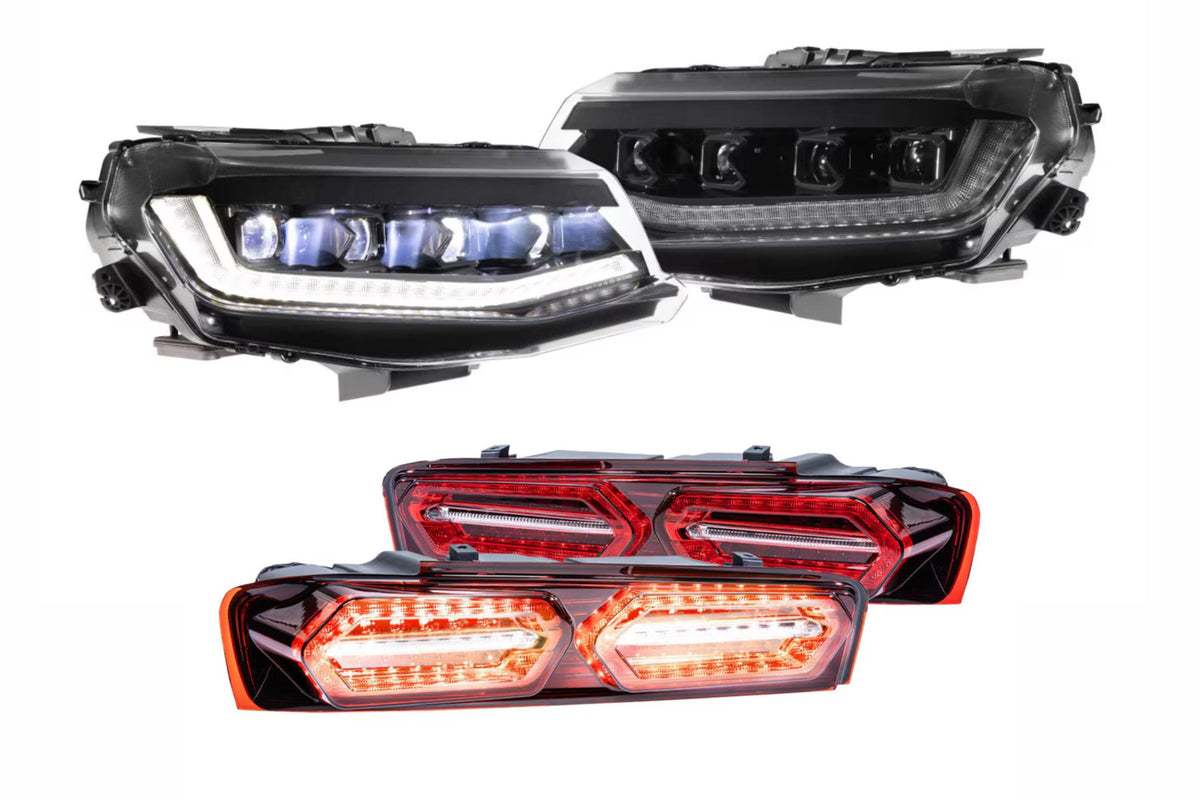16-18 Camaro Heads and Red Facelift Tails - Kits (Image 1 of 3)