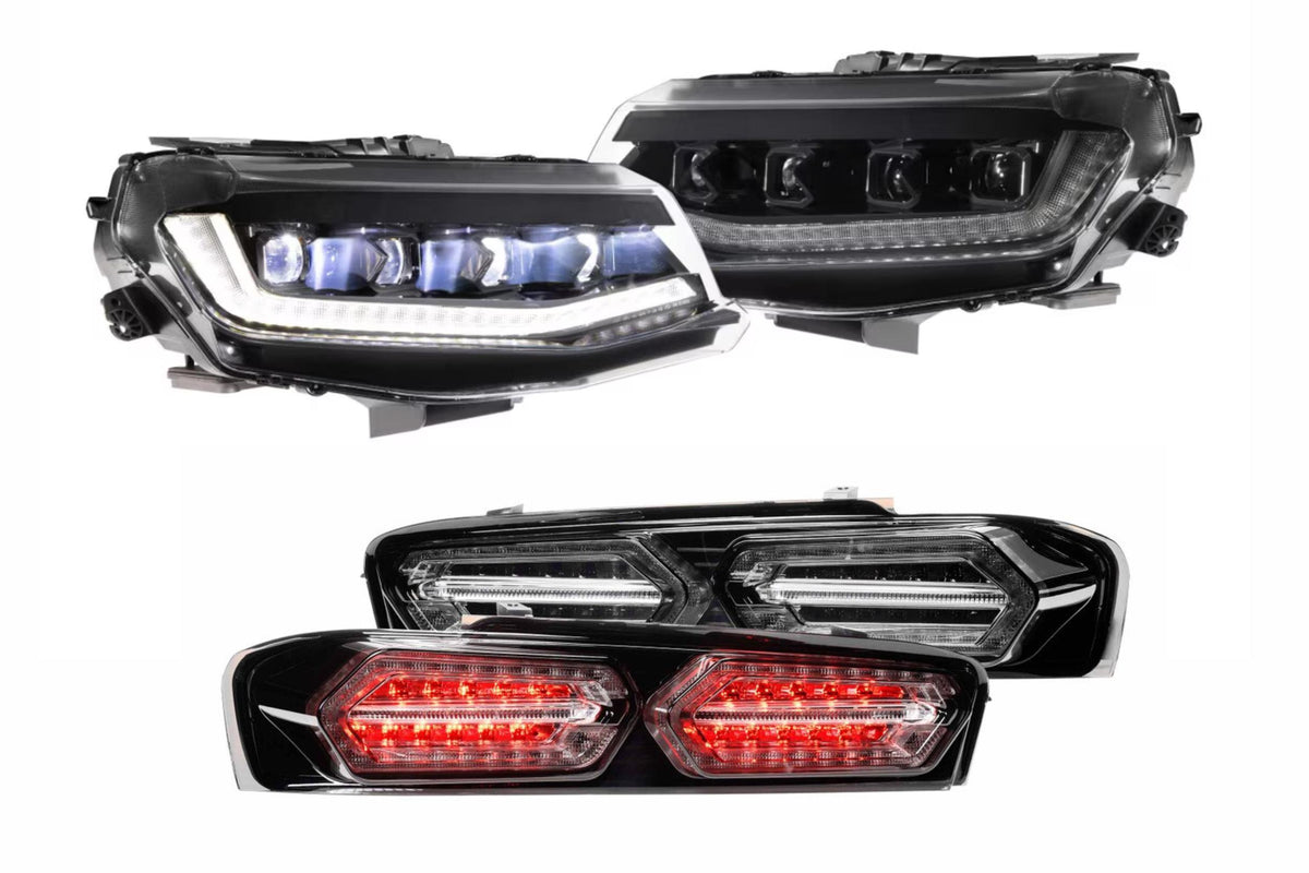 16-18 Camaro Heads and Smoked Facelift Tails - Kits (Image 1 of 3)