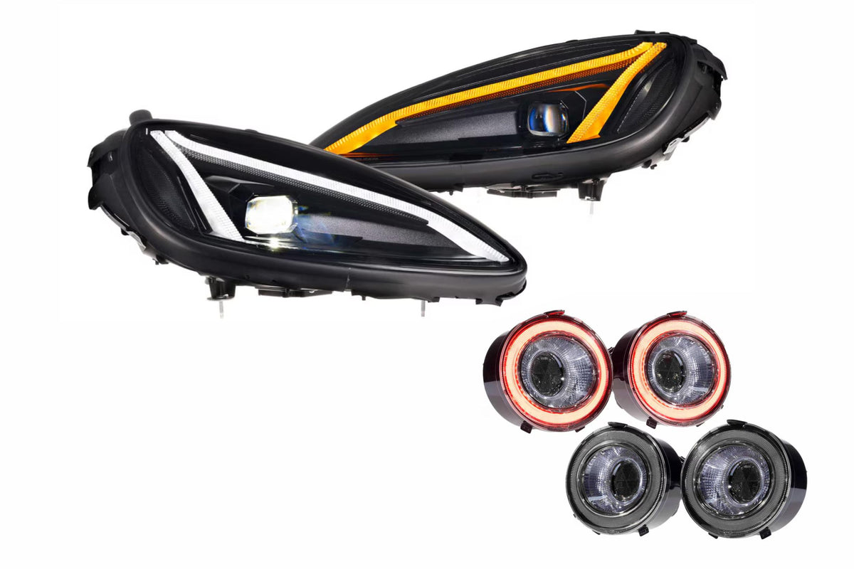 05-13 Corvette C6 Gen 2 Heads and Smoked Tails - Kits (Image 1 of 3)