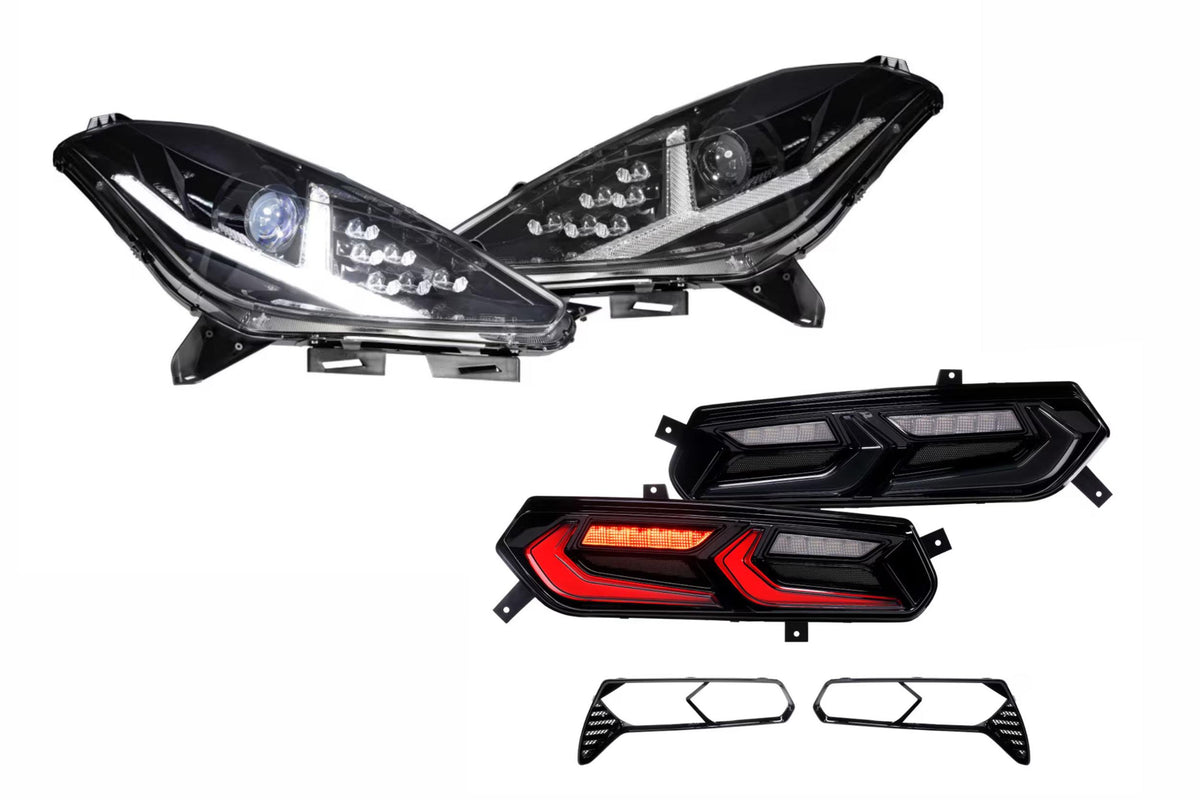 14-19 Corvette C7 Gen 1 Heads and Smoked Tails - Kits (Image 1 of 3)