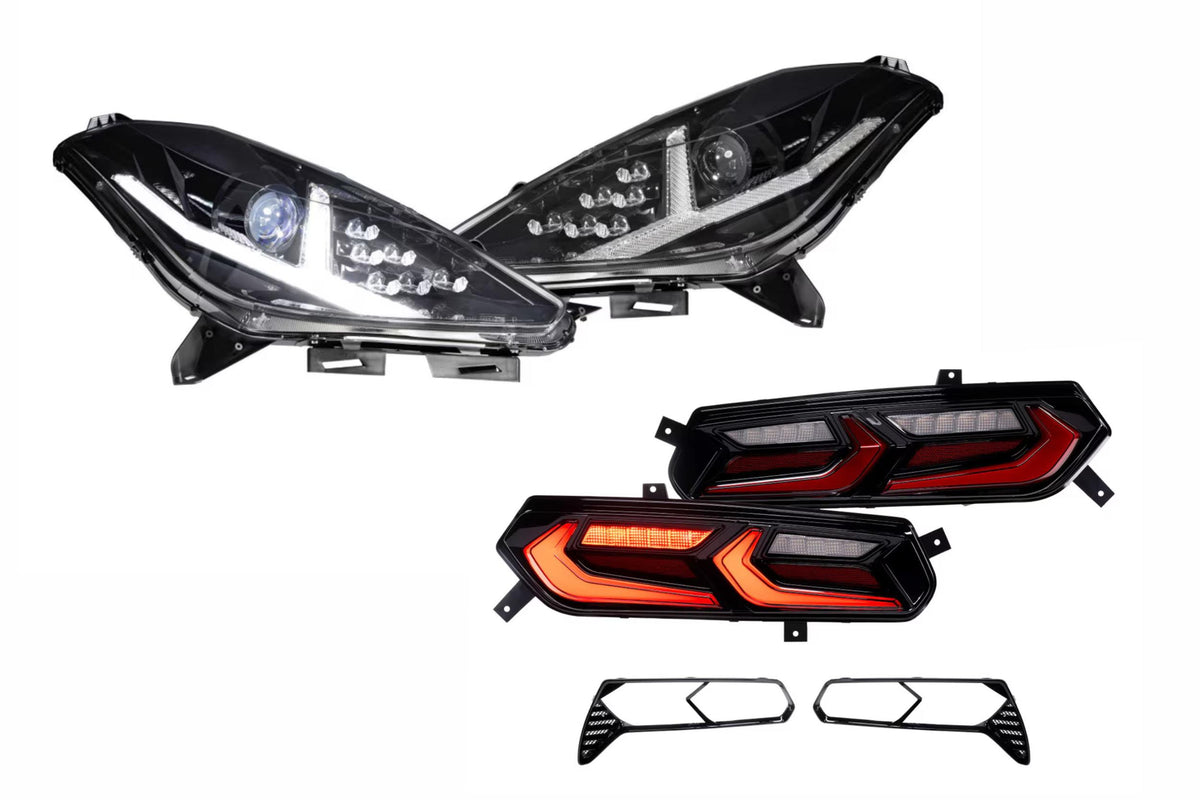 14-19 Corvette C7 Gen 1 Heads and Red Tails - Kits (Image 1 of 3)