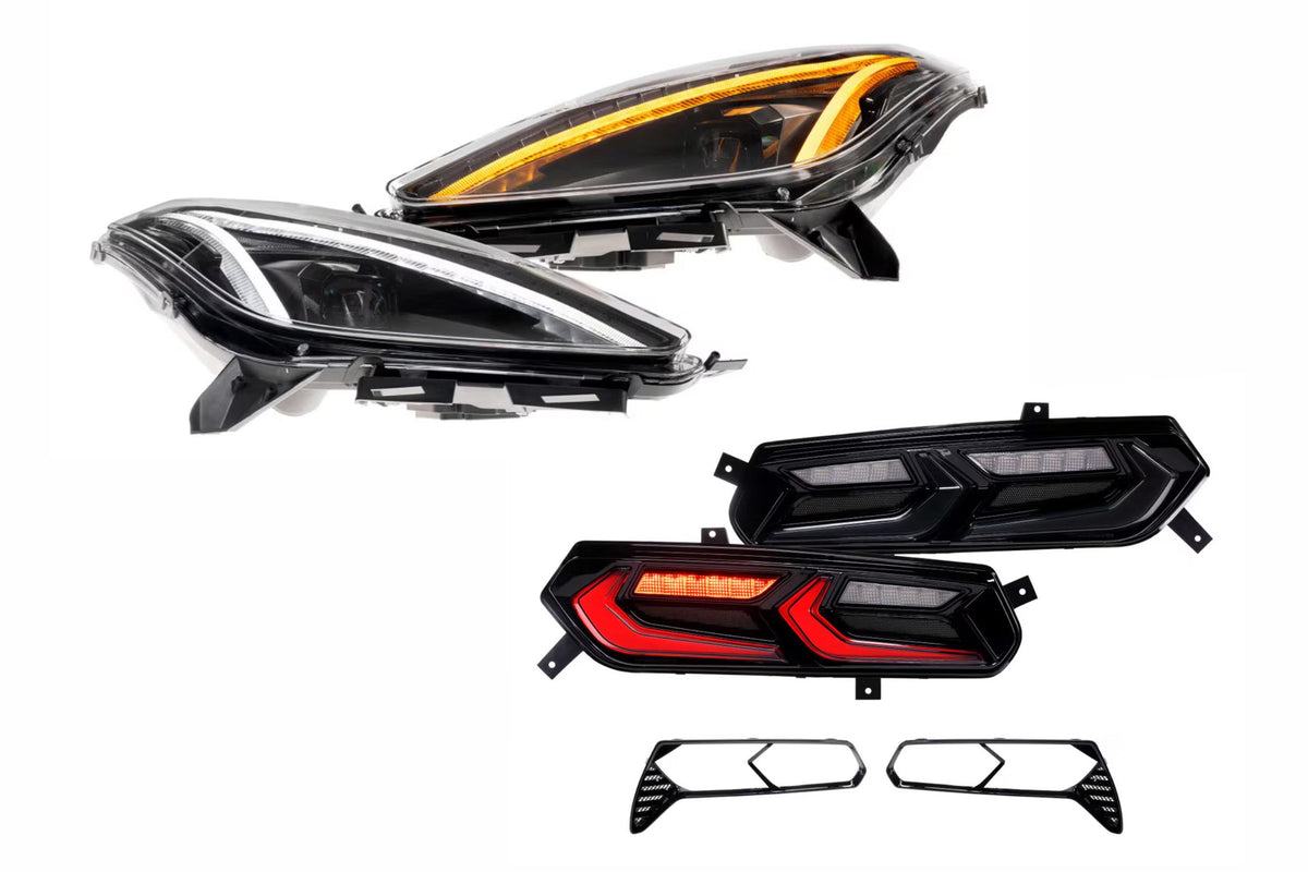 14-19 Corvette C7 Gen 2 Heads and Smoked Tails - Kits (Image 1 of 3)