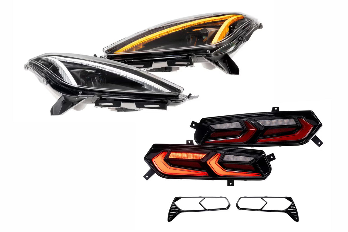 14-19 Corvette C7 Gen 2 Heads and Red Tails - Kits (Image 1 of 3)