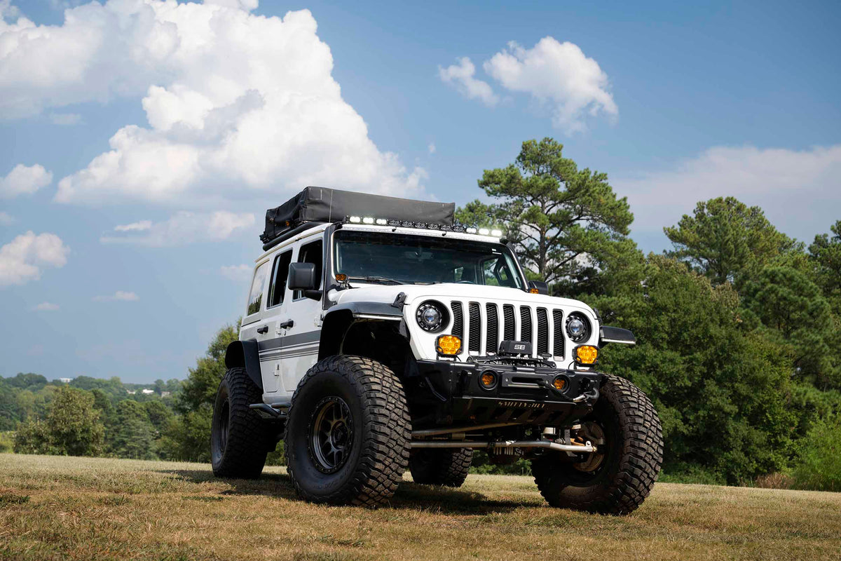 2Banger Bar Kit: Jeep JL/JT (HXB / Yellow) - Off Road - Veh. Spec (Image 4 of 6)