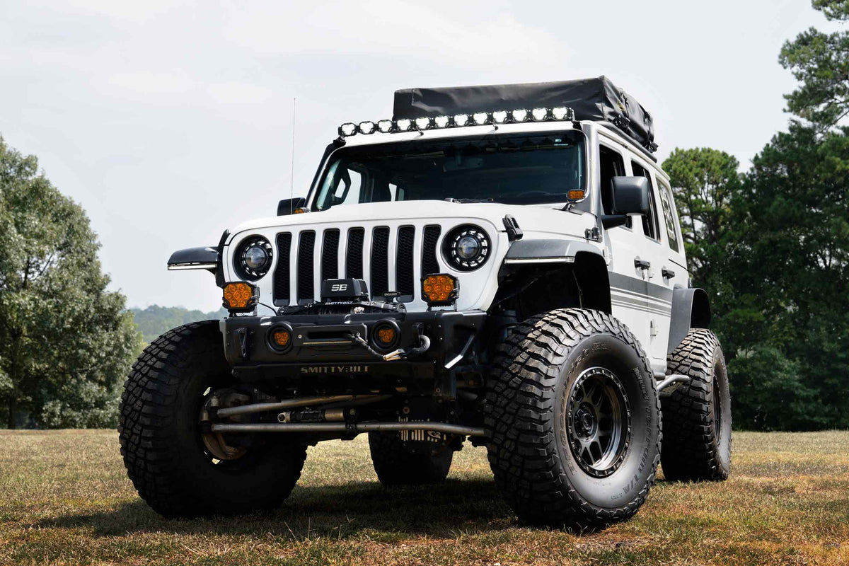 4Banger Bar Kit: Jeep JL/JT (HXB / White) - Off Road - Veh. Spec (Image 2 of 6)