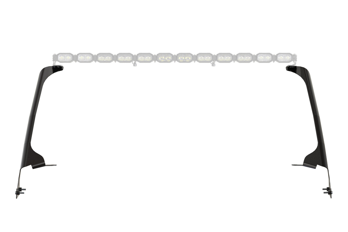 Jeep JL/JT Light Bar Windshield Mounts (Set) - Off Road - Universal (Image 3 of 6)