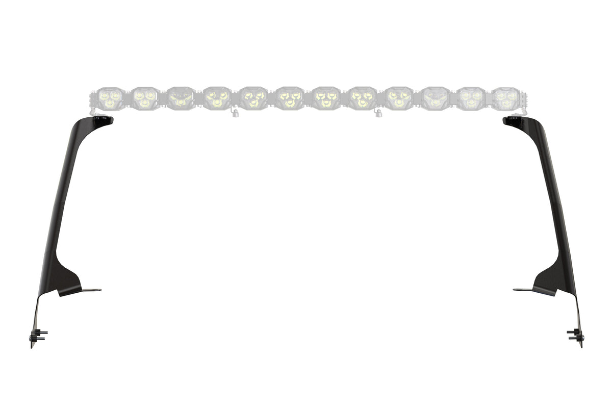 Jeep JL/JT Light Bar Windshield Mounts (Set) - Off Road - Universal (Image 4 of 6)