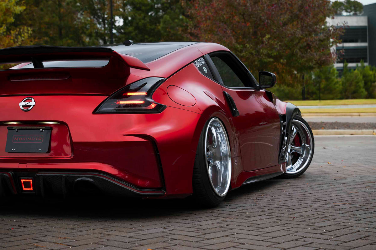 XB LED Tail Lights: 09-21 Nissan 370Z (Gen II / Smoked / Set) - Tail Lights (Image 3 of 6)
