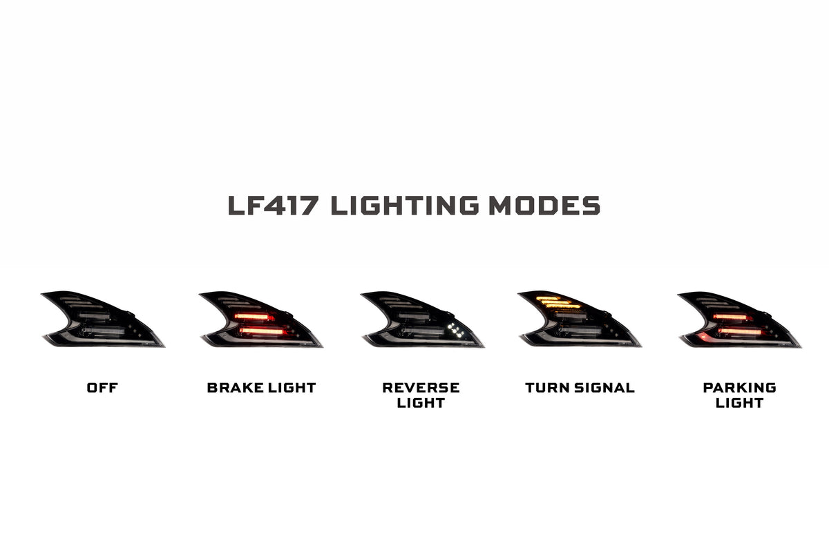 XB LED Tail Lights: 09-21 Nissan 370Z (Gen II / Smoked / Set) - Tail Lights (Image 4 of 6)