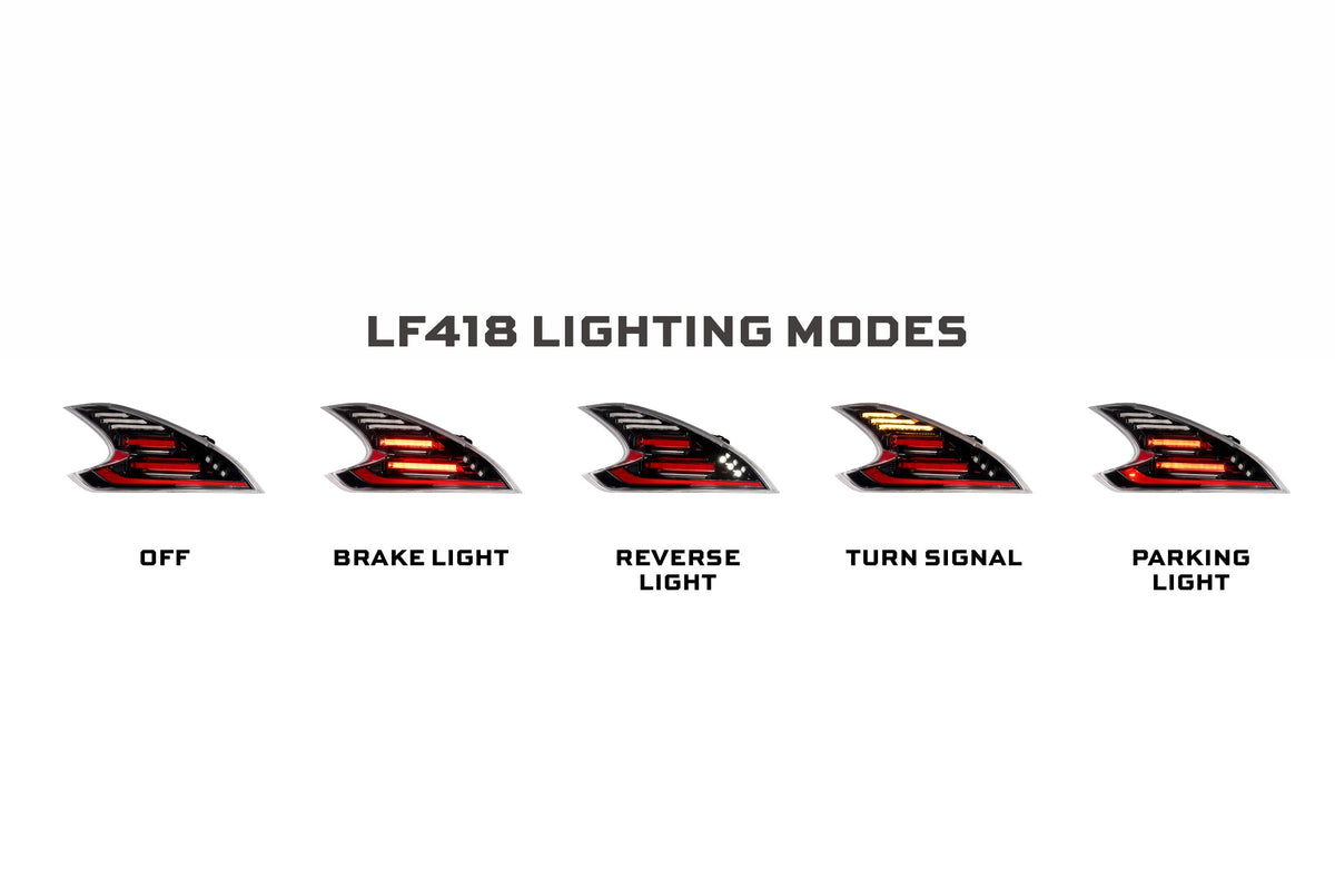 XB LED Tail Lights: 09-21 Nissan 370Z (Gen II / Black Red / Set) - Tail Lights (Image 4 of 6)