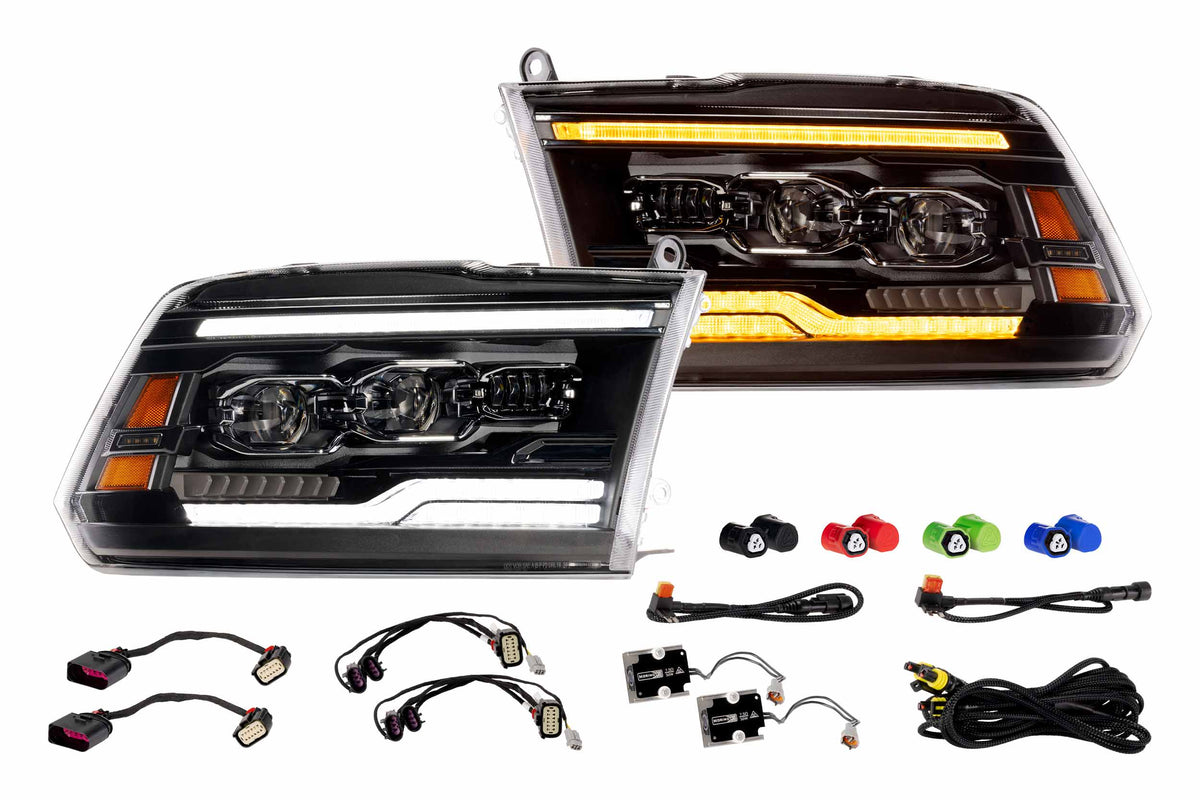 XB Evo Headlights: 09-18 Dodge Ram (Set) - Headlights (Image 1 of 6)