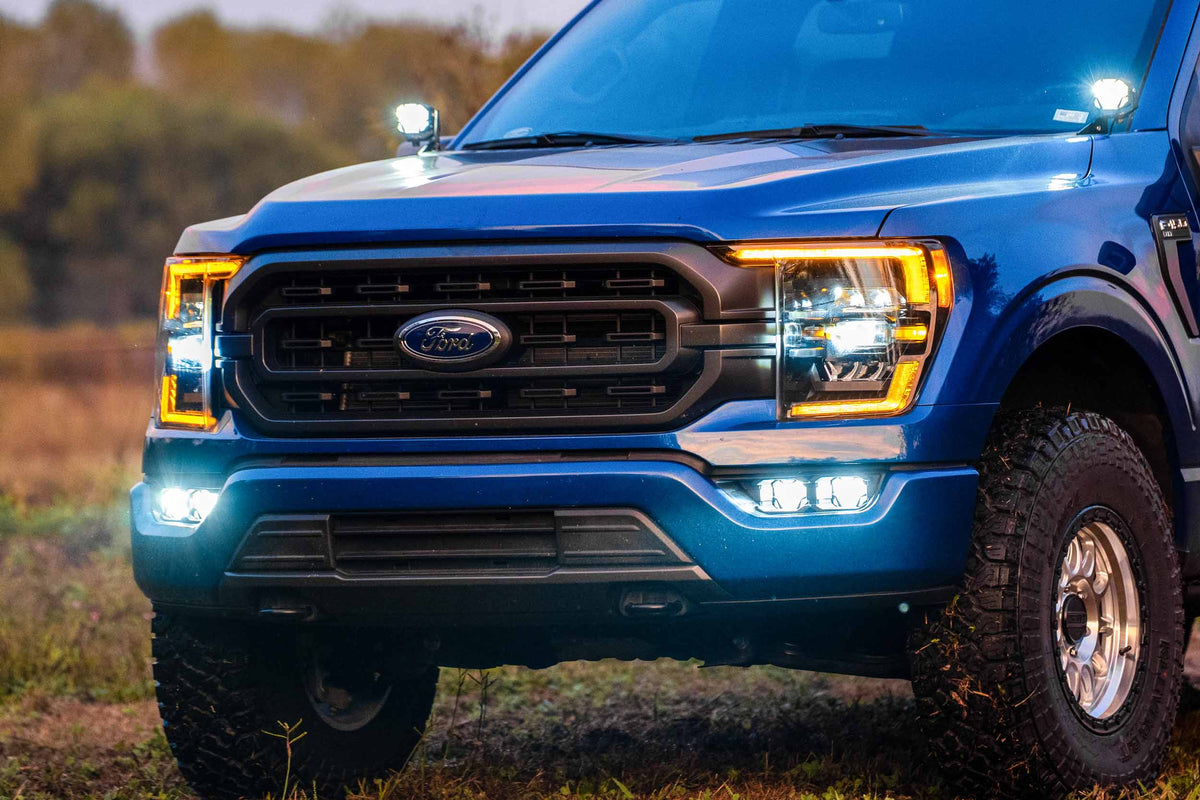 21-23 F-150 OE Halogen 4Banger Fog Light Kit: NCS White - Off Road - Veh. Spec (Image 5 of 6)