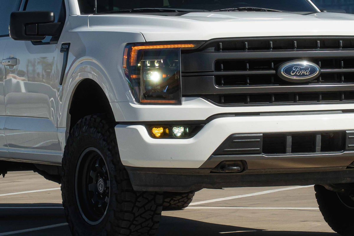 21-23 F-150 OE Halogen 4Banger Fog Light Kit: NCS Dual Color - Off Road - Veh. Spec (Image 4 of 6)