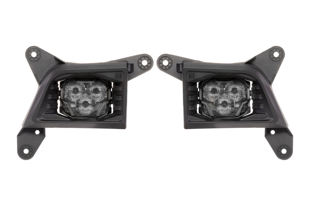 19-21 Silverado 1500 / 20-23 Silverado HD 4Banger Fog Light Kit: NCS White - Off Road - Veh. Spec (Image 1 of 6)
