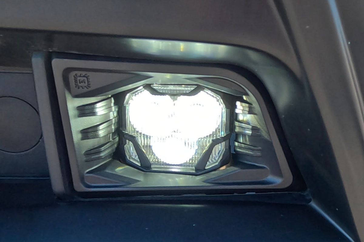 19-21 Silverado 1500 / 20-23 Silverado HD 4Banger Fog Light Kit: NCS Yellow - Off Road - Veh. Spec (Image 4 of 6)